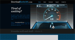 Desktop Screenshot of downloadbandwidth.com